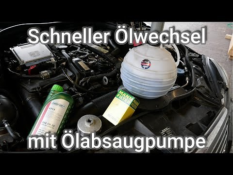 Quick & easy oil change with oil suction pump Pela 6000 || Oil suction