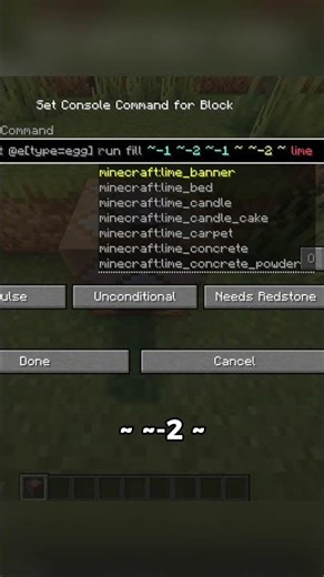 Minecraft Bridge Egg Command Block Tutorial