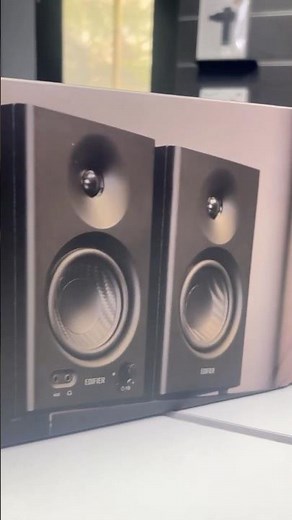 Best powered bookshelf speaker 🔊 Edifier mr4 | #edifier #bookshelfspeakers #mr4 #studiomonitor