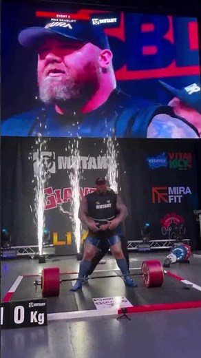 Hafthor Bjornsson 510KG DEADLIFT WORLD RECORD GIANTS LIVE 2025