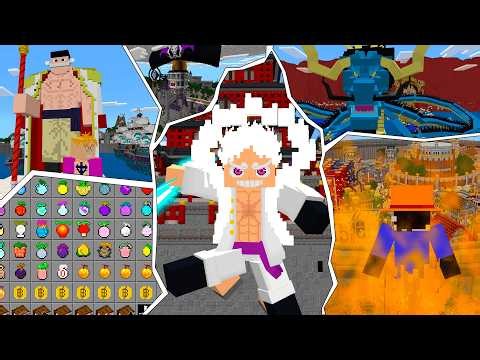 UPDATED! ADDON + GIANT ONE PIECE Wings MAP for MINECRAFT PE!! 26.0 (One Piece Wings RP)