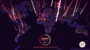 35K views · 1.1K reactions | Global meteorite landings, complete with data-driven sound effects | Metrocosm | Facebook