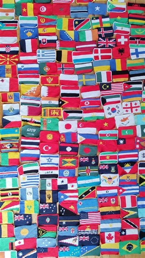 World Flags 206 Crochet Patterns: Mug Rug, Backpack Patch, Bunting, Applique, Use Them as You Like and Learn All the Flags! - Etsy