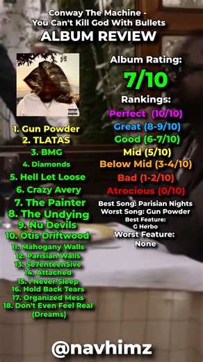 Conway The Machine - You Can't Kill A God With Bullets (Good?)