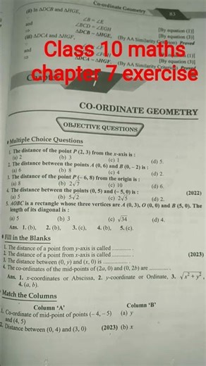 Class 10 maths chapter 7 exercise #motivation