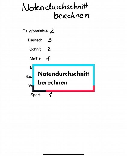 Notendurchschnitt berechnen: Tipps und Tricks