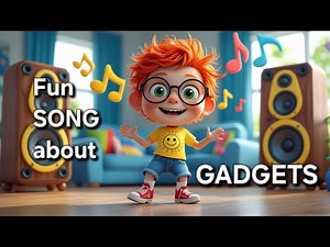 FUN SONG About Gadgets💻 | Cartoon Education🎨