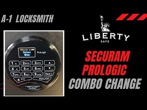 How to change safe keypad combo // SecuRam Prologic