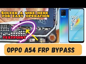 OPPO A54 cph2239 testpoint frp bypass