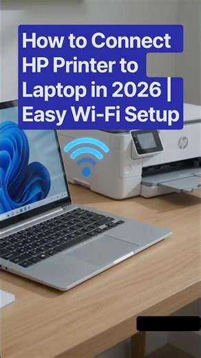 How to Connect HP Printer to Laptop in 2026 | Easy Wi-Fi Setup #hplaptop #hptutorial