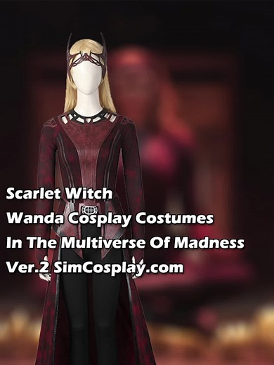 Scarlet Witch Wanda Cosplay Costumes: Multiverse Edition