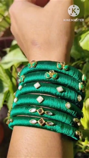 how to make thread bangles#handmade bangles#diy #trending