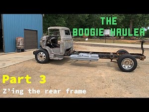 How to build a 1955 Chevy COE Ramp truck with 12 valve Cummins engine. Part 3