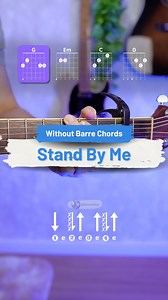 Stand By Me - Ben E. King (Without Barre Chords) #guitar #guitarra #violao | Leve Violão