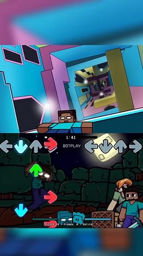 Friday Night Funkin Animation: Minecraft Mod Showcase