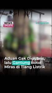 Sejumlah botol diduga bekas minuman keras digantung di tiang listrik di Jalan Tuparev, Karawang, sebagai bentuk protes warga terhadap maraknya aktivitas pesta miras yang kerap terjadi di sekitar ruko. Warga mengaku sudah berulang kali melaporkan kondisi tersebut ke Satpol PP dan layanan pengaduan, namun merasa tidak ada tindak lanjut. Selain botol berserakan, warga juga mengeluhkan sampah, muntahan, dan kebisingan musik hingga larut malam. Menanggapi aksi tersebut, Satpol PP Karawang menurunkan