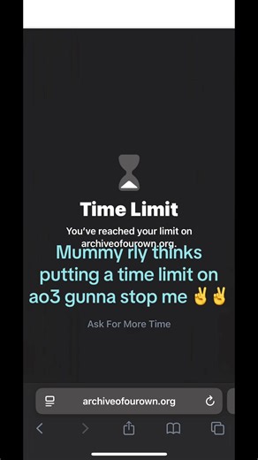1 hour time limit on ao3 is ruff 💔💔💔 /////#CapCut #ao3 #fanfic #fypシ #ao3fanfic