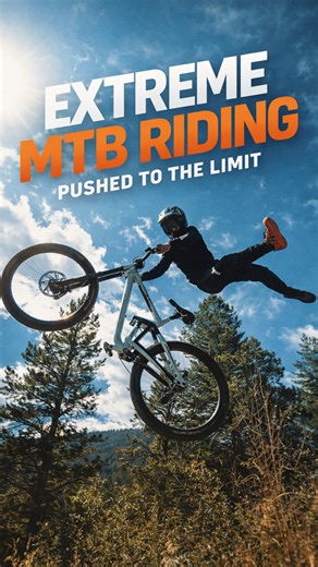 Extreme MTB riding pushed to the limit