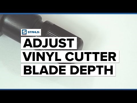 How to Adjust a Vinyl Cutting Blades Depth