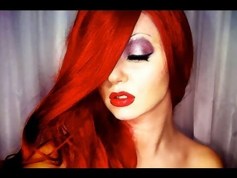 Jessica Rabbit makeup tutorial