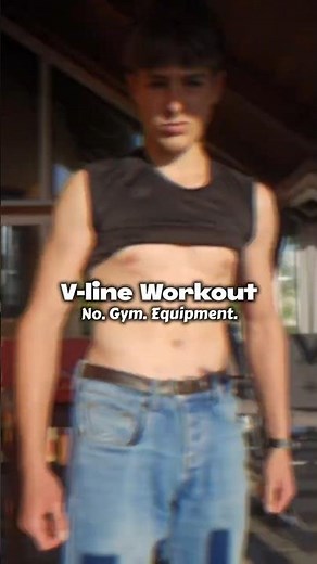 The BEST V-Line Workout At Home! 👀💪🏼 #vlineabs