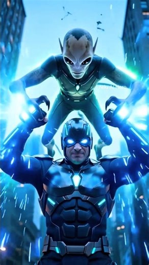 Neelu AI Hero vs Alien Scout | First Contact 🔥