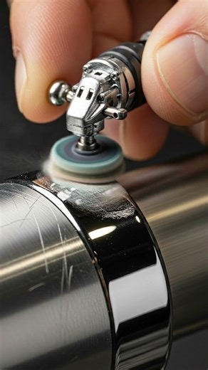 Mini Polisher Makes Pipe Mirror-Shiny 😱✨ | Tiny Tool Test