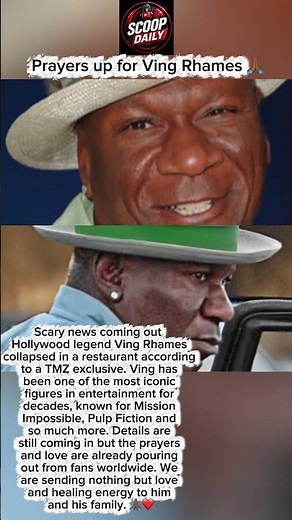 Mission Impossible Star Ving Rhames Collapses in Restaurant