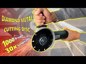 Diamond Metal Cutting Disc For Angle Grinder(1000+ Cuts, 30X longer life)
