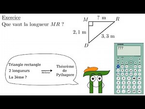 Théorème de Pythagore - Partie 2 : calculer la longueur d'un côté (autre que l'hypoténuse)