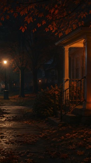 The Porch Light Stayed On 🎃 | Spooky Nostalgic Halloween Instrumental