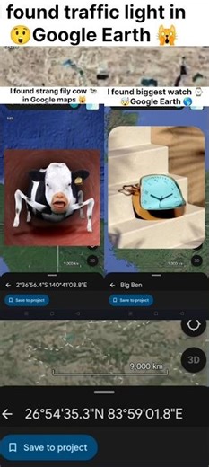 l😶‍🌫️ found strang watch or cow crazy videos in Google Earth #googleearth #cartton #ytshorts #facts