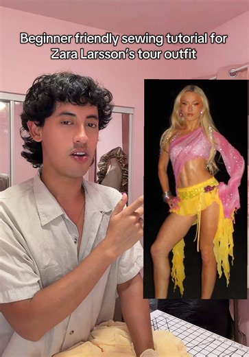 Easy Sewing Tutorial for Zara Larsson's Tour Outfit