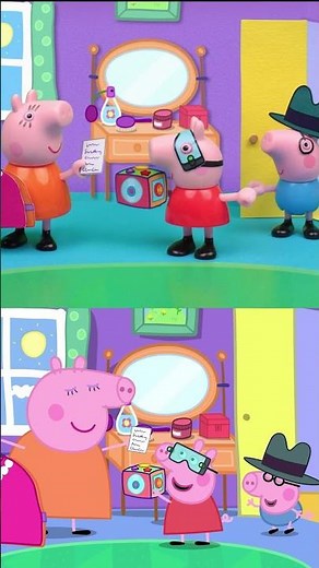 Stories and Toys: Valentine's Day Spy Mission! 💗 #PeppaPig #Toys #Shorts