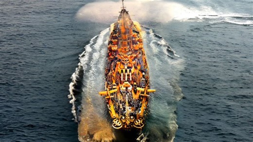 The US Battleship That Was Sunk By Its Own Sister Ship In The Dead of Night