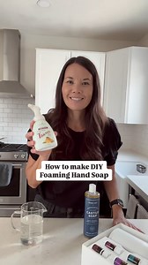 Stop buying hand soap from the store. ✋ It’s so easy and cheap to make your own without harsh ingredients rhar strip your hands and make it feel dry. 🫧🧼 All you need is 3 things: Liquid castile soap Essential oils like Thieves oil blend Distilled water That’s it! You can even use this recipe to make refill your soap containers too. Want the recipe? 👉 Comment SOAP and I’ll send it to you, along with the supplies you’ll need and my free cleaning checklist. Be sure to follow first so you can get