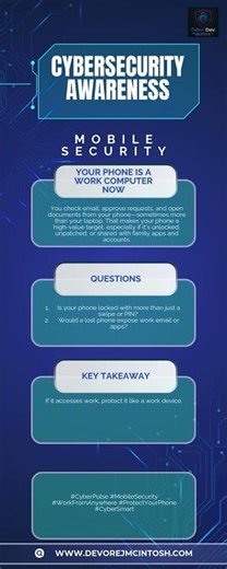 Your Employees' Phones Are Security Risks #cybersecurity #businesssecurity