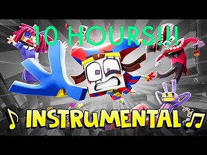 "Wacky World" Official Instrumental/Karaoke 🎵 - The Amazing Digital Circus Music Video 10 HOURS!!!