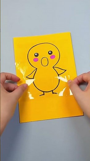 Easy Origami | Teach You How To Make A Small Yellow Duck Squeeze #diy