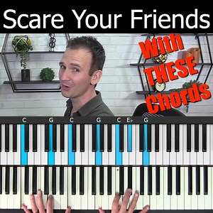 Spooky chords to play this Halloween night 🎹 👻 #piano #pianolesson #pianowithjonny #jonnymay #easypiano #pianotip #jazzpiano | Piano With Jonny