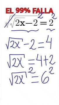Solución de √√2x-2 = 2 #ecuaciones