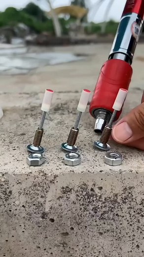 Engineering Gadgets on Instagram: "You can attach screws to cement blocks without using a drill by using a hammer and masonry screws, often called "tapcon" screws. First, position the screw where you want to attach it, then gently tap it into the cement block with a hammer to create a pilot hole. Once the screw has penetrated into the block, continue to tap it in until it is fully secured. For better results, you can use a screwdriver to help tighten the screw once it is in place. #block #tapcon
