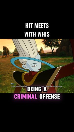 Hit Meets With Whis 🤯 #crashout #whis #sparkingzero #dragonball #dbz