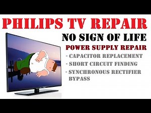 Philips TV repair - No power
