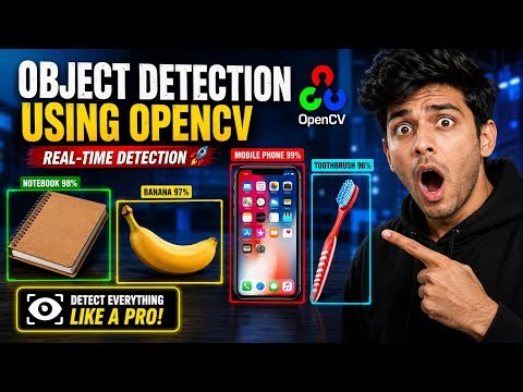 I Built REAL-TIME Object Detection Using OpenCV & Python! 🤯