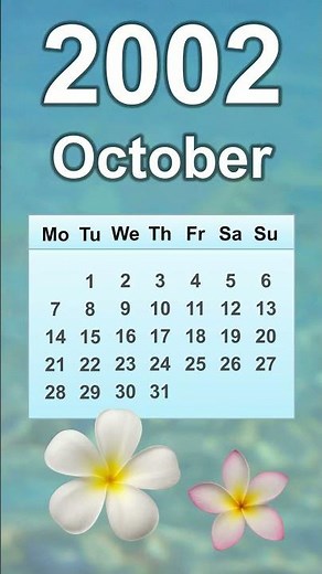 October 2002 Calendar
