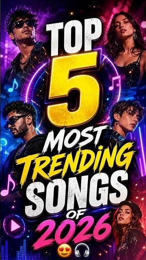 Top 5 Most Trending Songs of 2026 😍🎧 | Sheesha-Bairan 😱 Which Songs Your Favourite #trendingnow