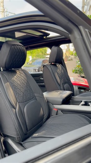 This simple upgrade Transformed My RAM 1500 interior! Seat cover install.#ram#seatcovers#amazonfinds