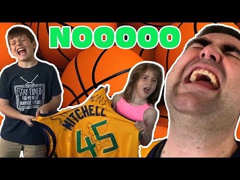 Kid Temper Tantrum Destroys Daddy's Donovan Mitchell Jersey - Donovan Mitchell VS Ben Simmons