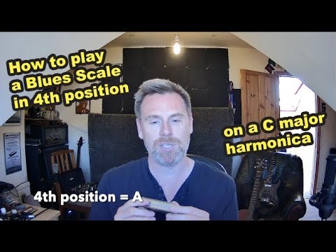 4th Position Blues Scale on Harmonica